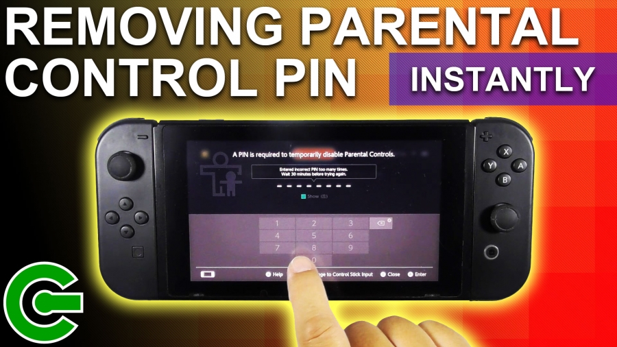 nintendo switch parental control master key