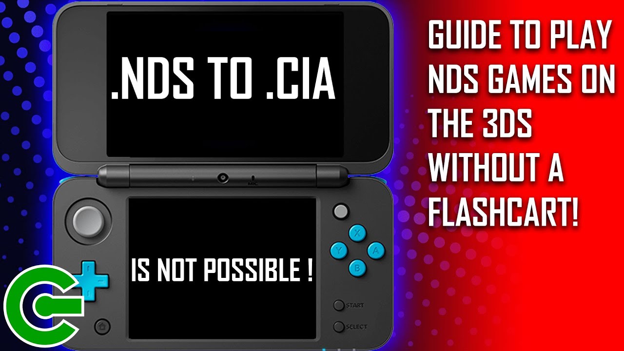 CREATING NDS GAMES FORWARDER ON THE 3DS NOT CONVERTING NDS TO CIA