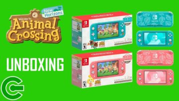 NINTENDO SWITCH LITE ANIMAL CROSSING NEW HORIZONS SPECIAL EDITION UNBOXING